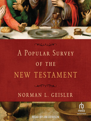 cover image of A Popular Survey of the New Testament